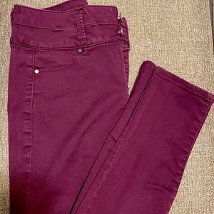Eggplant Colored Skinny Jean